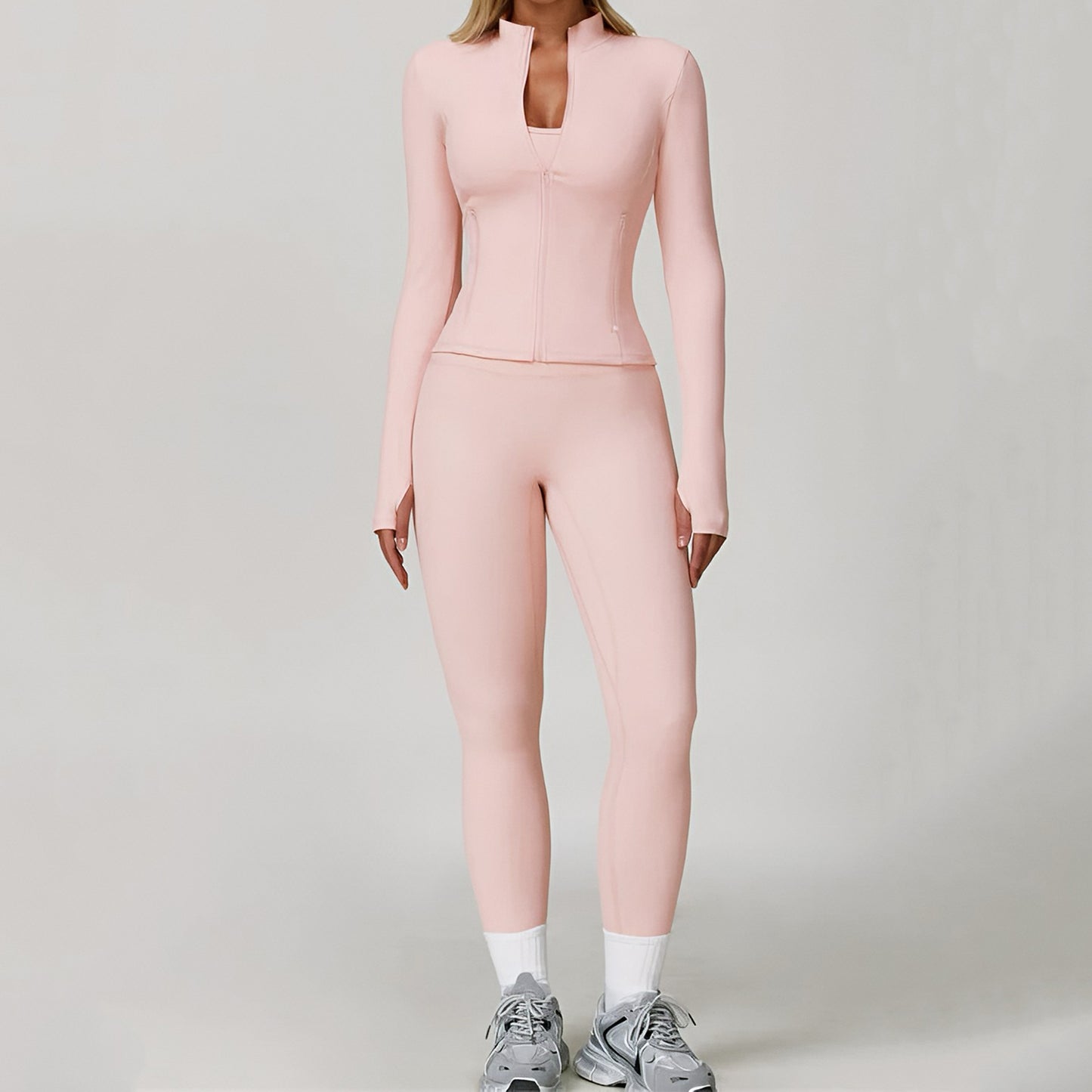 Üç Parça Ceket Bra Tayt Takım